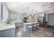 Well-lit kitchen with a center island, modern appliances, and stylish pendant lights at 5499 Angus Dr, Midland, NC 28107