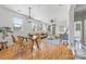 Inviting living room with hardwood floors, plenty of natural light, and modern furnishings at 558 Oakland Ave, Charlotte, NC 28204