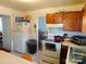 Efficient kitchen featuring essential appliances, ample cabinet space, and practical layout at 814 Aileen Cir, Pineville, NC 28134