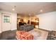Expansive living room with a doorway, seating and kitchenette, ideal for entertaining guests at 841 16Th Avenue Nw Ln, Hickory, NC 28601
