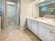 This elegant bathroom boasts double sinks and a separate walk-in shower and closet at 1332 Kings Grove Dr # Lot 18, York, SC 29745
