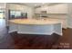 Gourmet kitchen with stainless steel appliances, granite countertops, and a large island at 1332 Kings Grove Dr # Lot 18, York, SC 29745