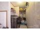Laundry room with modern washer and dryer units at 1495 Leonards Fork Church Rd, Lincolnton, NC 28092