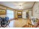 Inviting living room features a fireplace, wood flooring, and a bright, airy atmosphere at 1495 Leonards Fork Church Rd, Lincolnton, NC 28092