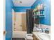 Functional bathroom with a shower-tub combo, providing essential amenities for daily living at 1713 Poe Cir, Hickory, NC 28601