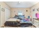 Bedroom featuring carpet and standard double door closet at 1713 Poe Cir, Hickory, NC 28601
