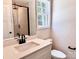 Elegant bathroom with a modern vanity and a walk-in shower at 2063 Highwood Rd, Rock Hill, SC 29732