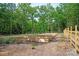 The backyard features raised garden beds and a wooden fence at 3408 Sandalwood Ln, Waxhaw, NC 28173