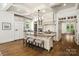 A large kitchen with an island, bar stool seating, and stainless steel appliances at 3408 Sandalwood Ln, Waxhaw, NC 28173