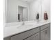 Contemporary bathroom featuring a double sink and ample counter space at 3654 Azalea Ridge Dr, Mount Holly, NC 28102