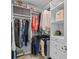 Organized walk-in closet with shelves, drawers, and rods for ample storage at 4103 Christine Ln # E, Waxhaw, NC 28173