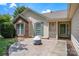 Inviting front porch and patio with a fire pit, perfect for enjoying the outdoors at 4507 Mackinac St, Charlotte, NC 28269