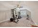 Home gym featuring exercise equipment, a large window, and ample space for workouts at 6309 Chamar Cir, Kannapolis, NC 28081
