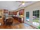 Well-equipped kitchen with stainless steel appliances, granite counters, and a door to the pool at 6309 Chamar Cir, Kannapolis, NC 28081