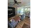Comfortable living room featuring cozy seating, hardwood floors, and a welcoming atmosphere at 111 Redwood Ln, Gastonia, NC 28052
