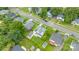 An aerial view of a community, showing a neighborhood with cozy homes and beautiful greenery at 1113 W 4Th Ave, Gastonia, NC 28052