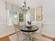 Bright breakfast nook featuring a round table, four chairs, and natural light at 1119 Holleybank Dr, Matthews, NC 28105