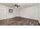Bright living room features hardwood floors, white trim, and a decorative fireplace at 1224 Hollywood Ter, Albemarle, NC 28001
