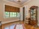 Office features a large window and a display cabinet at 1377 Shinnecock Ln, Fort Mill, SC 29707