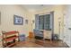 A home office space featuring a desk, chair, and decor for a functional and comfortable work environment at 16260 Raven Crest Dr, Indian Land, SC 29707