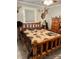 Bedroom with mounted deer heads and rustic decor at 169 Smith Clemmer Rd, Mount Holly, NC 28120