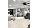 Spacious living room with ceiling fan and comfortable seating at 169 Smith Clemmer Rd, Mount Holly, NC 28120