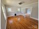 Spacious living room features hardwood floors, fireplace, and open layout at 1704 16Th Ne St, Hickory, NC 28601