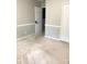 Clean and bright bedroom with neutral walls, carpet and modern trim at 2150 Winthrop Chase Dr, Charlotte, NC 28212