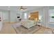 Well-lit bedroom featuring a stylish decor with an office space with lots of natural light at 2926 Royal Fern Ln, Charlotte, NC 28215
