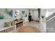 Bright foyer with bench seating, decor, tile floors, and sightlines to other rooms at 2926 Royal Fern Ln, Charlotte, NC 28215
