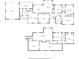 Floor plan showing layout of the rooms in the house at 3127 N Center St, Hickory, NC 28601