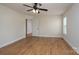 Bright bedroom with hardwood floors and ample natural light at 402 Beaver Dam Church Rd, Shelby, NC 28152