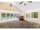 Cozy living room with scenic lake views through ample windows at 698 Normandy Rd, Mooresville, NC 28117