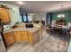 Open-concept dining room featuring modern flooring and stylish design at 746 Joe Lentz Rd, Salisbury, NC 28146