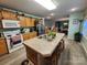Spacious kitchen with a large island, ample counter space, and stainless steel appliances at 746 Joe Lentz Rd, Salisbury, NC 28146