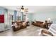 Spacious living room with hardwood floors, lots of natural light, and comfortable seating arrangement at 746 Joe Lentz Rd, Salisbury, NC 28146