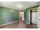 Bedroom with a closet and light hardwood floors at 1069 Heather Glen Dr, Catawba, NC 28609
