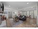 Bright living room featuring hardwood floors, recessed lighting, and an open floor plan at 115 Fox Run Dr, Fort Mill, SC 29715