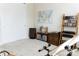 Spare bedroom featuring record collection, speaker, telescope and closet at 1156 Mckee Farm Ln, Belmont, NC 28012