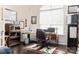 Bright office space with a large window, desk area, and ample storage at 1156 Mckee Farm Ln, Belmont, NC 28012