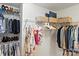 Functional walk-in closet with built-in shelving and ample hanging space at 11724 Easthampton Cir, Charlotte, NC 28277