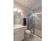 Clean, well-lit bathroom with a glass-enclosed shower, tiled walls, and modern fixtures for a fresh, contemporary feel at 1242 Langston Ln, Salisbury, NC 28144