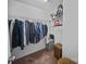 Well-organized closet with hanging racks, shelves, and ample storage space at 137 Branchview Dr, Mooresville, NC 28115