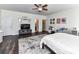Comfortable main bedroom featuring neutral decor, and ample natural light, perfect for rest and relaxation at 2005 Arbor Hills Dr, Indian Trail, NC 28079