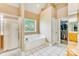 Bright bathroom features a shower, tub, and walk-in closet at 225 Northchase Dr, Concord, NC 28027