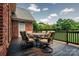 Spacious deck with a dining table and chairs, perfect for outdoor entertaining at 225 Northchase Dr, Concord, NC 28027