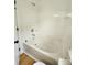 Full bath features a tub with white tile surround at 3106 Faircroft Way, Monroe, NC 28110