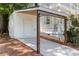 Charming detached carport with stained wood beam at 319 Catawba Ave, Rock Hill, SC 29730