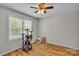 Versatile bedroom with hardwood floors and great light, ready to adapt to any personal style at 408 Camelot Dr, Salisbury, NC 28144