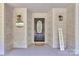 Charming front porch featuring a decorative front door, welcome signs and classic design at 408 Camelot Dr, Salisbury, NC 28144
